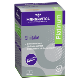 MANNAVITAL Mannavital Shiitake Platinum V-caps 60