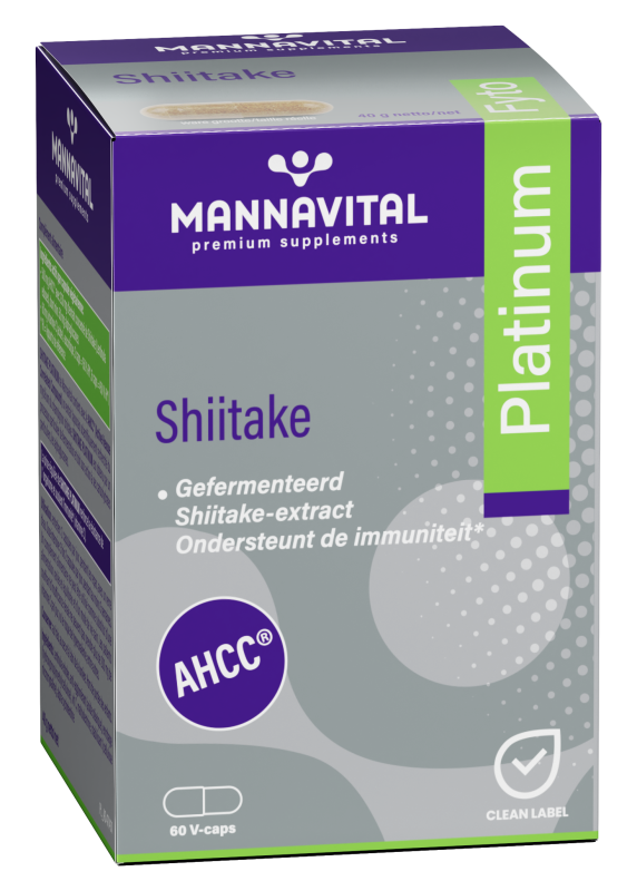 MANNAVITAL Mannavital Shiitake Platinum V-caps 60