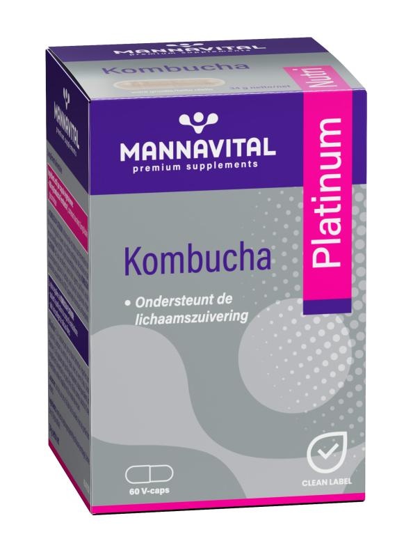MANNAVITAL Mannavital Kombucha Platinium V-caps 60