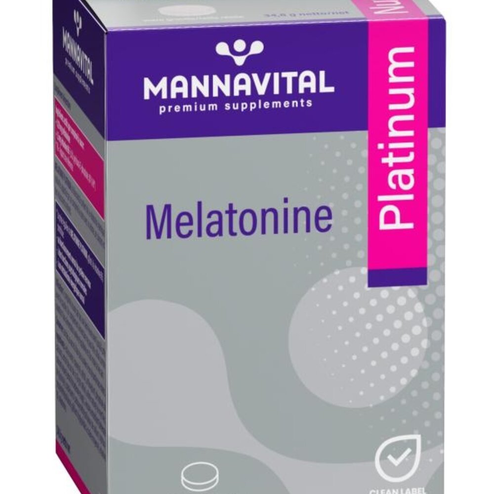 MANNAVITAL Mannavital Melatonine V-smelttabl 120
