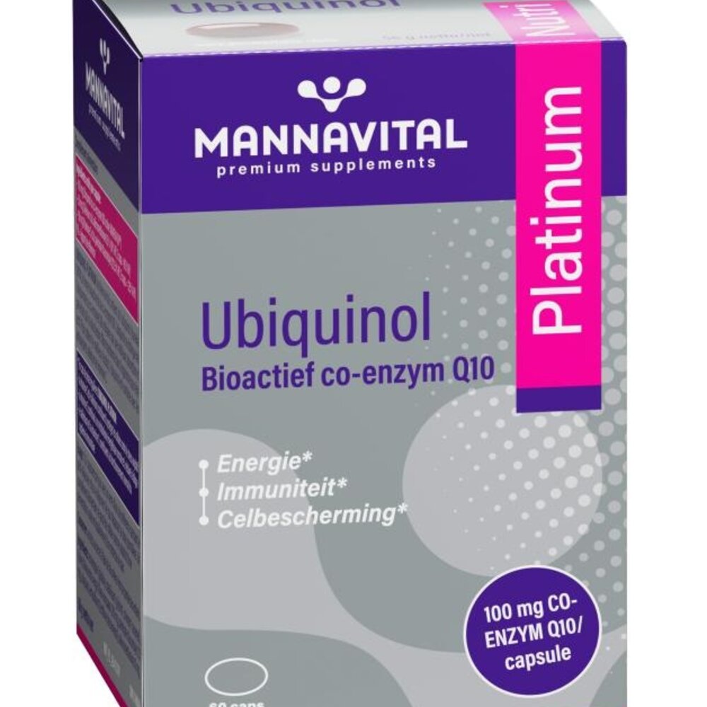MANNAVITAL Mannavital Ubiquinol Platinum Caps 60