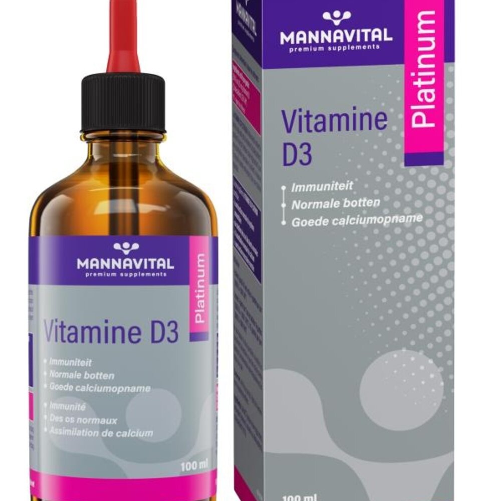 MANNAVITAL Mannavital Vitamine D3 Platinum Goutes 100ml