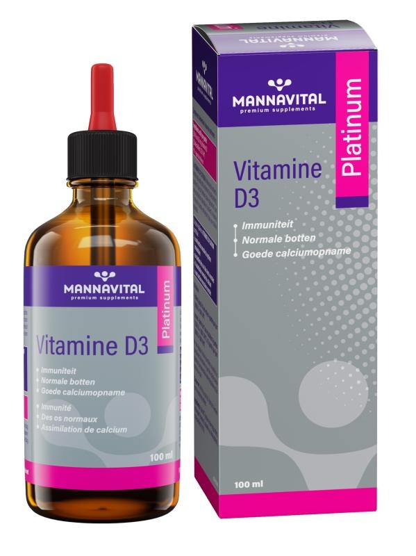 MANNAVITAL Mannavital Vitamine D3 Platinum Goutes 100ml