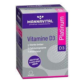 MANNAVITAL MannavitaL Vitamine D3 Platinum Caps 90