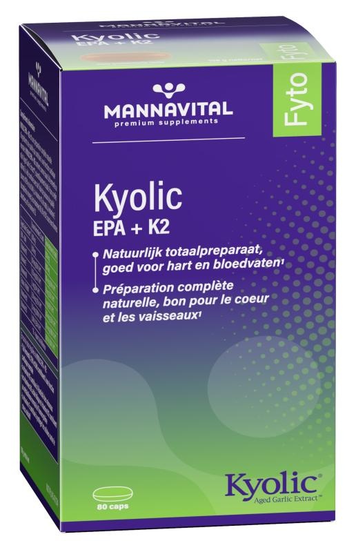 MANNAVITAL Mannavital Kyolic Epa+k2 Caps 80