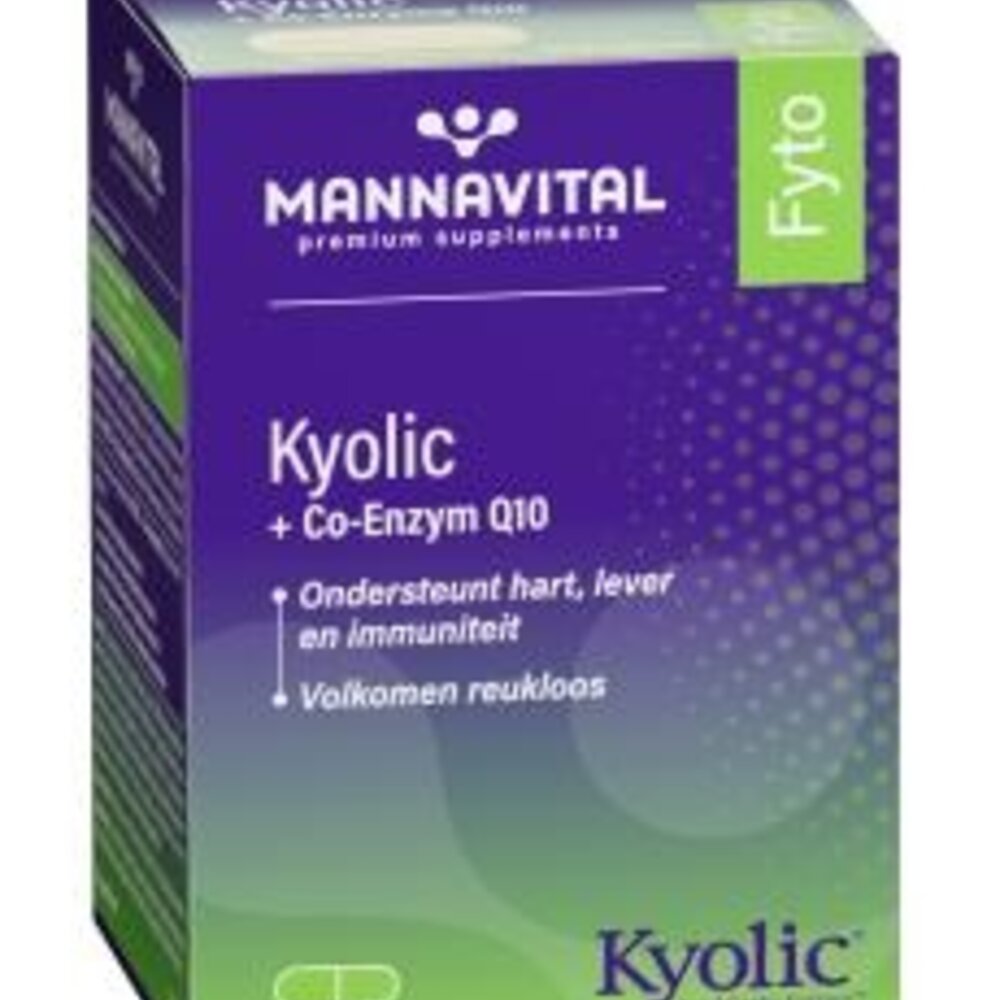 MANNAVITAL Mannavital Kyolic + Co-enzym Q10 Caps 60
