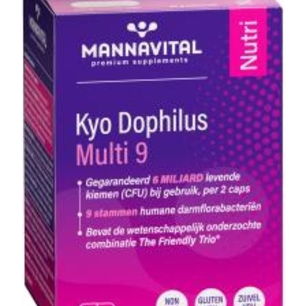 MANNAVITAL Mannavital Kyodophilus Multi 9 Caps 60