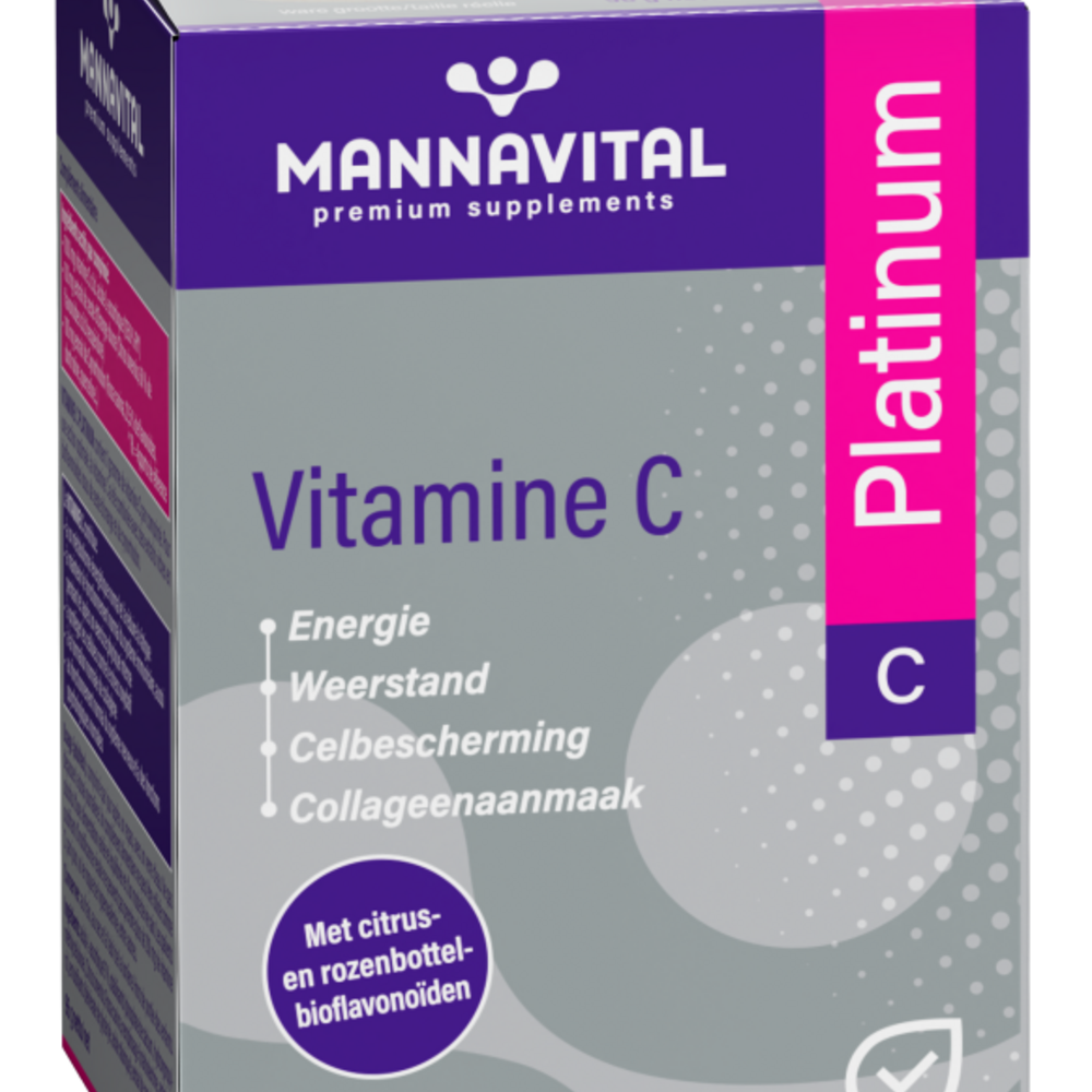 MANNAVITAL Mannavital Vitamine C Platinum 60V-CAPS 60