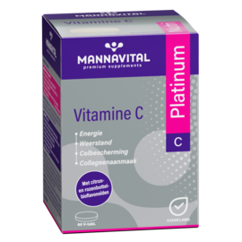 MANNAVITAL Mannavita Vitamine C Platinum V-comp 60