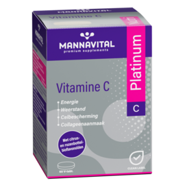 MANNAVITAL Mannavital Vitamine C Platinum 60V-CAPS 60
