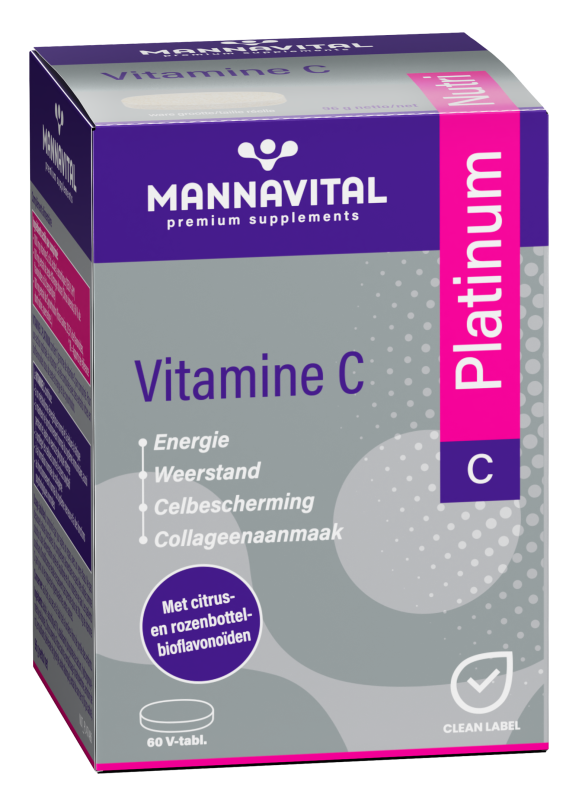 MANNAVITAL Mannavital Vitamine C Platinum 60V-CAPS 60