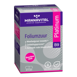 MANNAVITAL Mannavital Acide Folique Platinum V-caps 90