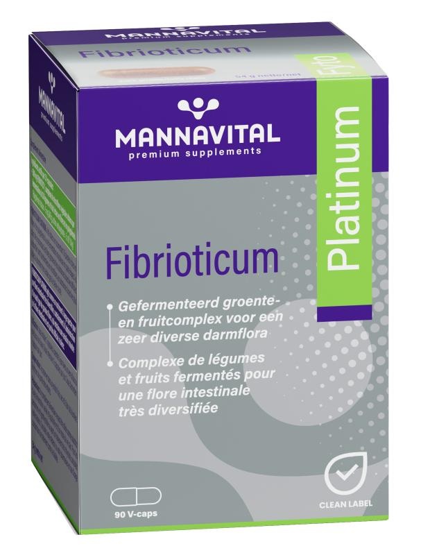 MANNAVITAL Mannavital Fibrioticum Platinum V-caps 90