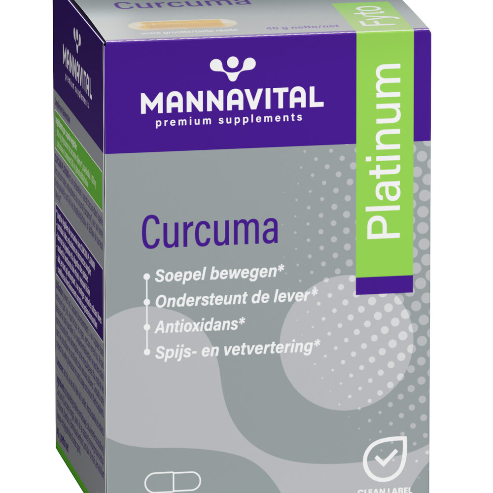 MANNAVITAL Mannavital Curcuma Platinum V-caps 60