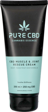Pure CBD Pure Cbd Muscle & Joint Rescue Cream Tube 200ml