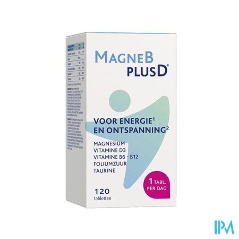 B+ Pharma Magnebplusd Tabl 120 Nf