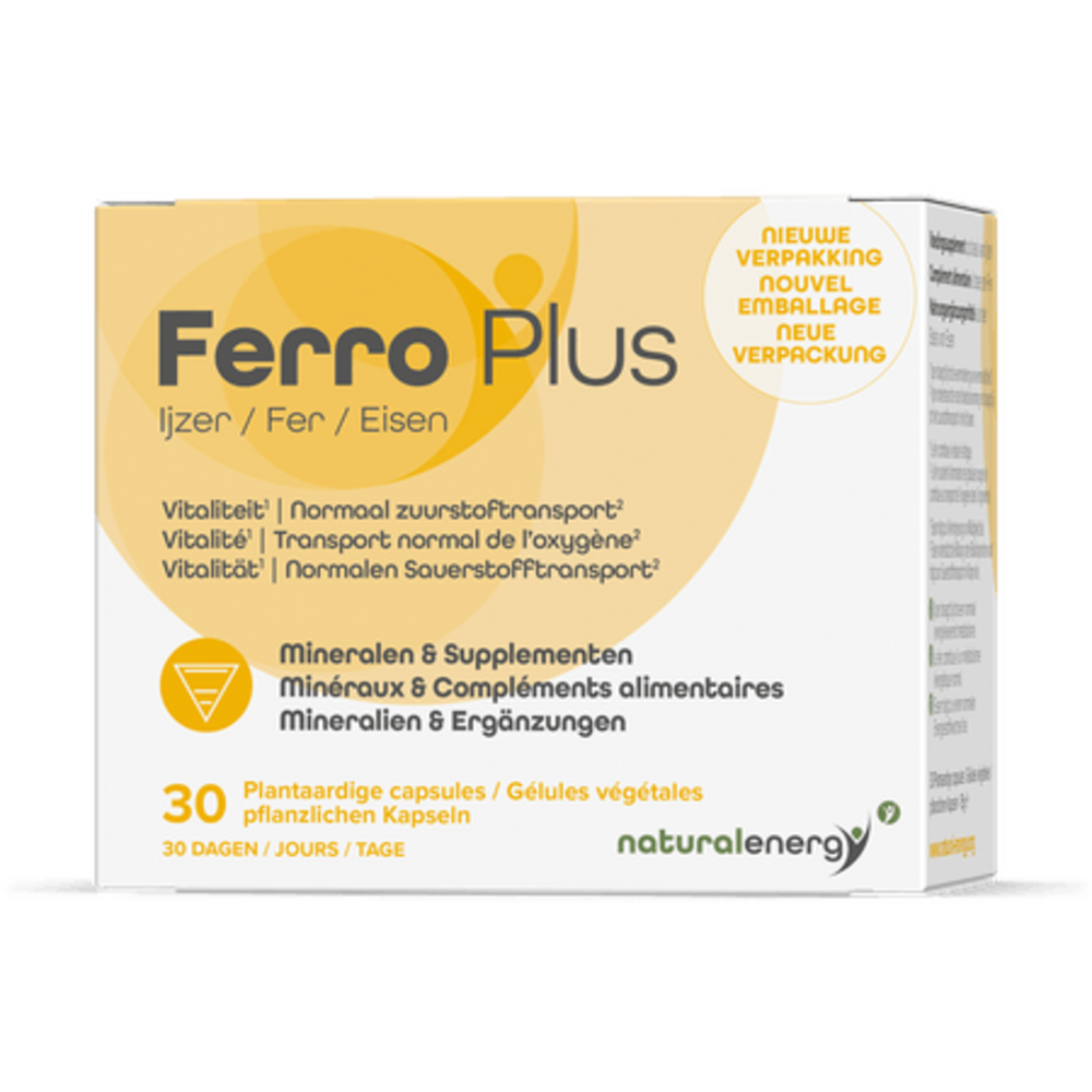 Natural Energy Ferro Plus Caps 30
