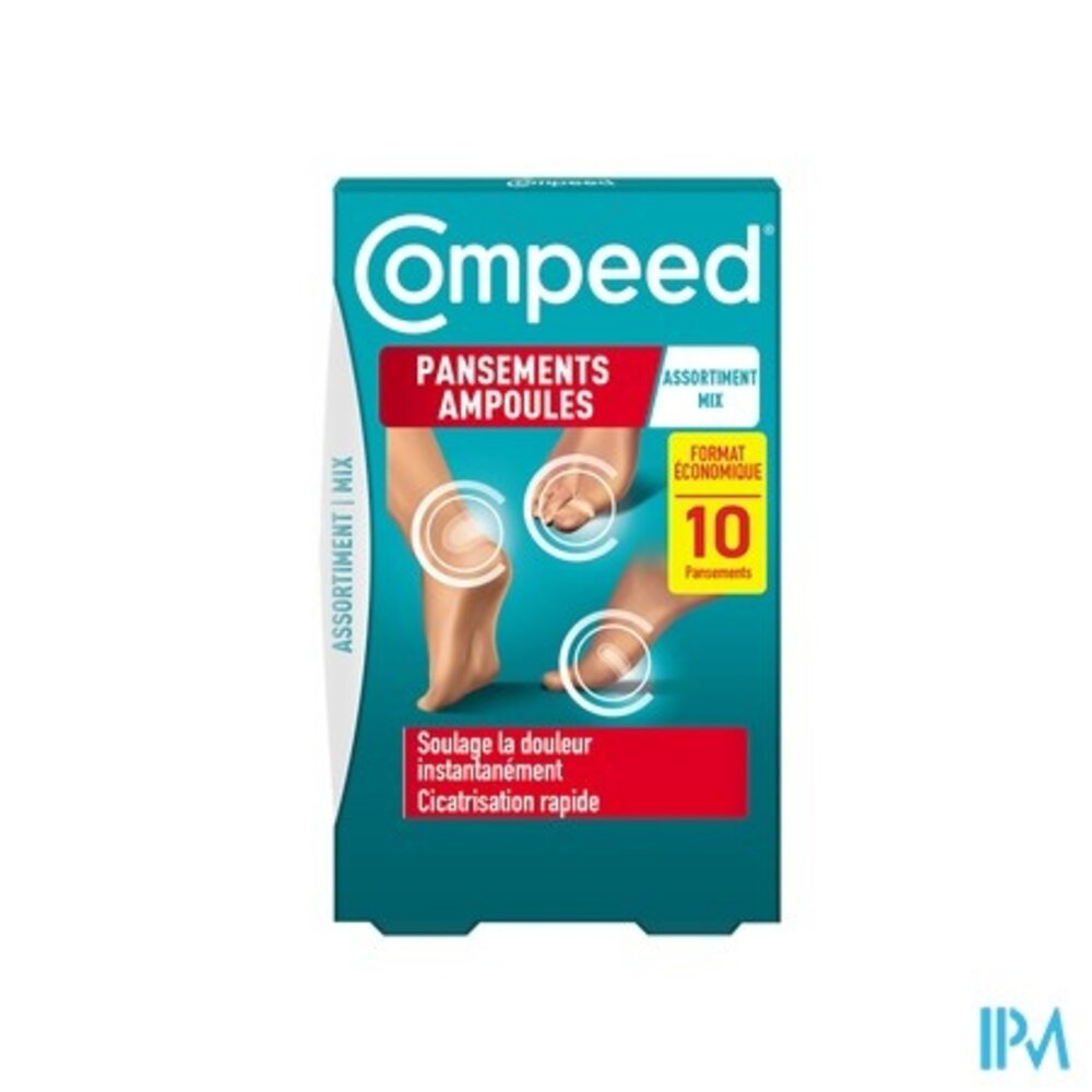compeed Compeed Pansement Ampoules Format Economique 10