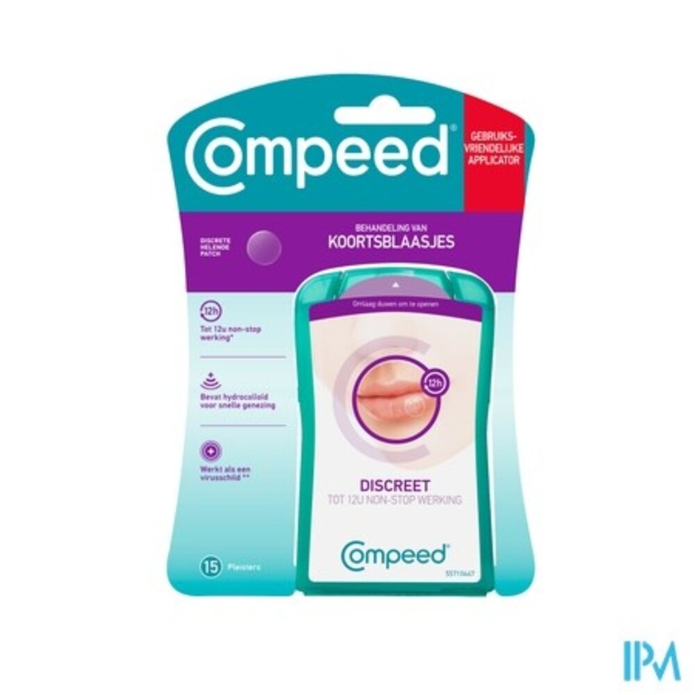 compeed Compeed Patch Koortsblaasjes 15 Met Applicator