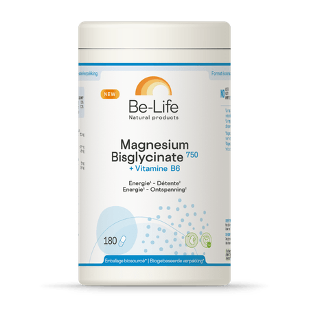 Be-life / Biolife /Belife Magnesium Bisglycinate 750+vit B6 Be Life Caps 180