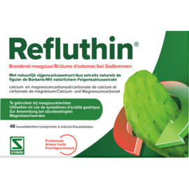 Schwabe Refluthin Fruit Kauwtabl 48