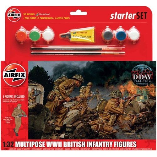 Airfix Britse infanterie WWII - 1:32 # Airfix 55211 Airfix Britse infanterie WWII - 1:32 # Airfix 55211