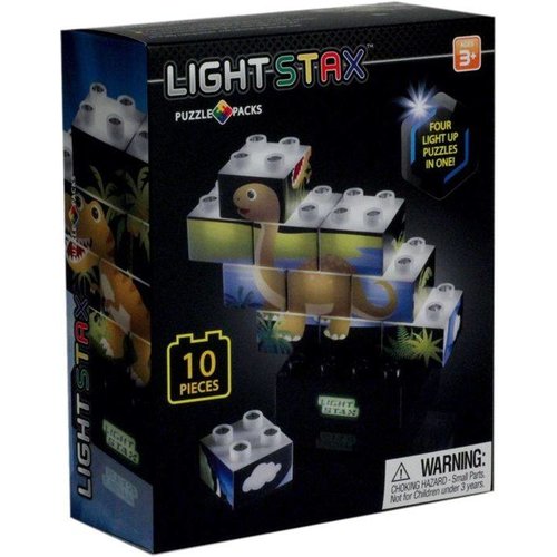 LIGHT STAX Light STAX Junior Puzzel (Dinosaurus Editie) LIGHT STAX Light STAX Junior Puzzel (Dinosaurus Editie)