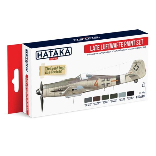 Hataka Late Luftwaffe paint set # HTK-AS03 Hataka Late Luftwaffe paint set # HTK-AS03