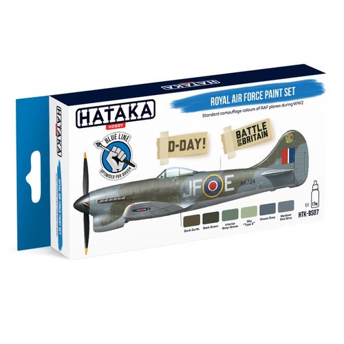Hataka Royal Air Force verf set # HTK-BS07 Hataka Royal Air Force verf set # HTK-BS07