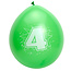 Ballonnen Verjaardag 4 jaar - 8 Stuks