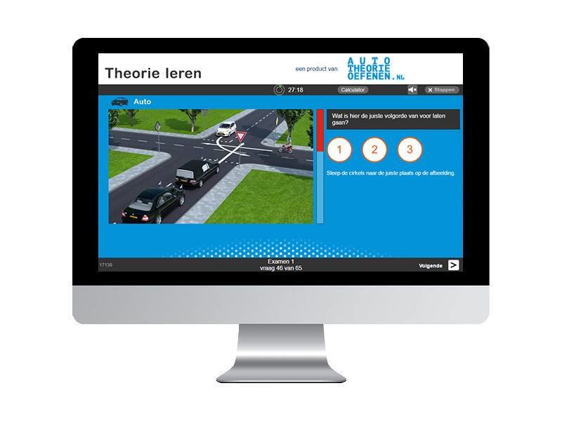 Speedtheorie internetopleiding, online examenboek, 10 uur examentraining & praktijkexamen video's