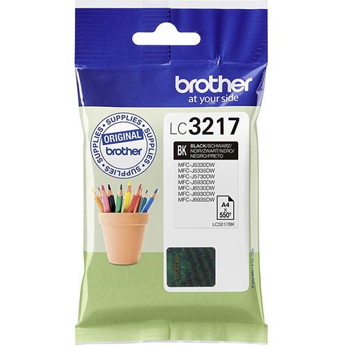 Brother Brother LC-3217K ink black 550p pages (original)