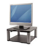 Fellowes beeldschermhouder in de hoogte verstelbaar (min. 64 mm tot 165 mm) met basis uit plastic