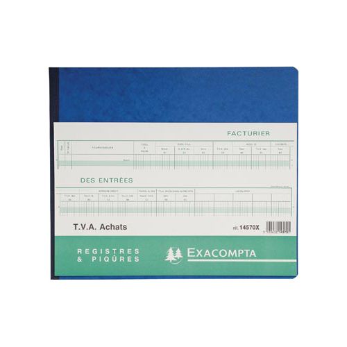 Exacompta Exacompta formulieren inkoop met BTW, ft 27 x 32 cm, Franstalig