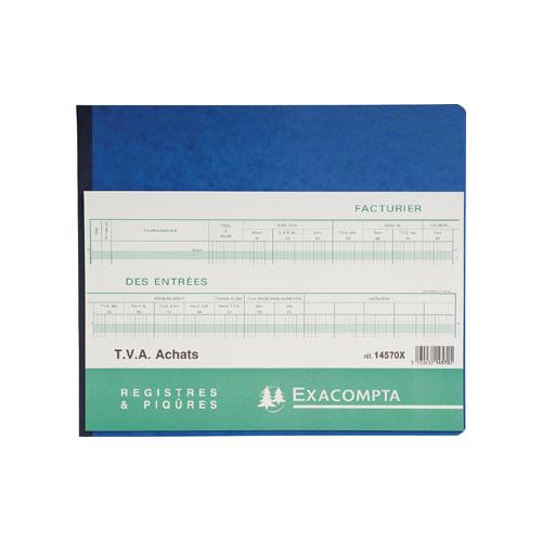 Exacompta Exacompta formulieren inkoop met BTW, ft 27x32cm, Franstalig