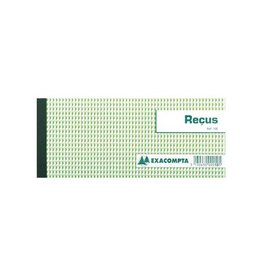 Exacompta Exacompta ontvangsten, ft 9 x 13 cm, 50 vel, horizontaal, franstalig