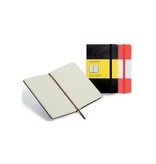 Moleskine Moleskine notitieboek 9x14cm geruit harde cover 192bl zw.