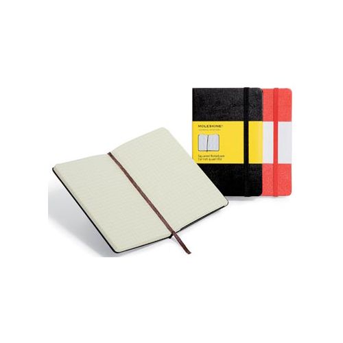 Moleskine Moleskine notitieboek 13x21cm geruit harde cover 192bl zw.