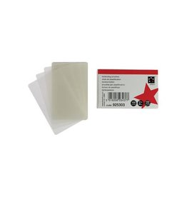 STAR lamineerhoes ft 54 x 86 mm, 100 micron (2 x 50 micron), pak van 100 stuks