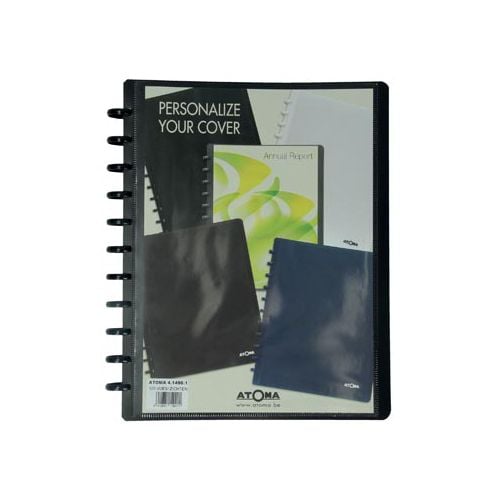 Atoma Atoma showalbum, voor ft A4, uit PP, met 60 tassen, personaliseerbaar