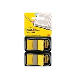 Post-it Post-it Index Standaard, 25,4x43,2mm, geel, blister 2st