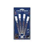 Securit Securit krijtmarker small wit, blister met 4 stuks