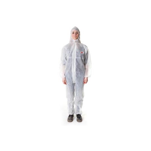 3M beschermende coverall, wit, large