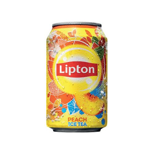 Lipton Lipton Ice Tea Perzik frisdrank, blik van 33 cl, 24 stuks