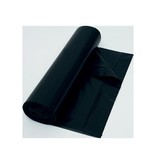 Merkloos Vuilniszak 37 micron, ft 70 x 110 cm, 120 liter, zwart, rol van 25 stuks