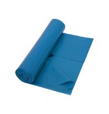 Q-CONNECT Vuilniszak 42 micron, ft 65 + 50 x 135 cm, 240 liter, blauw, rol van 10 stuks