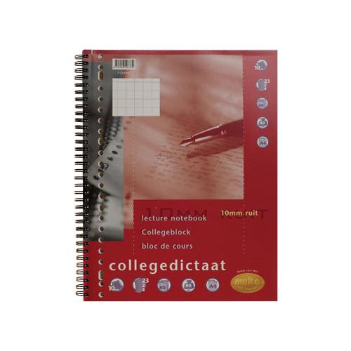 Multo Multo collegedictaat ft A4, geruit 10 mm, 23-gaatsperforatie