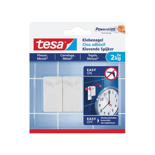 Tesa Tesa Klevende Spijker voor Tegels en Metaal, 2kg, 2st