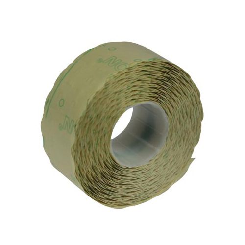 Merkloos Etiketten voor prijstang Samark, ft 26 x 12 mm, permanent, pak van 12 rollen
