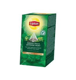 Lipton Tea Company Lipton thee Exclusive Selection, Groene Thee Munt, doos van 25 zakjes